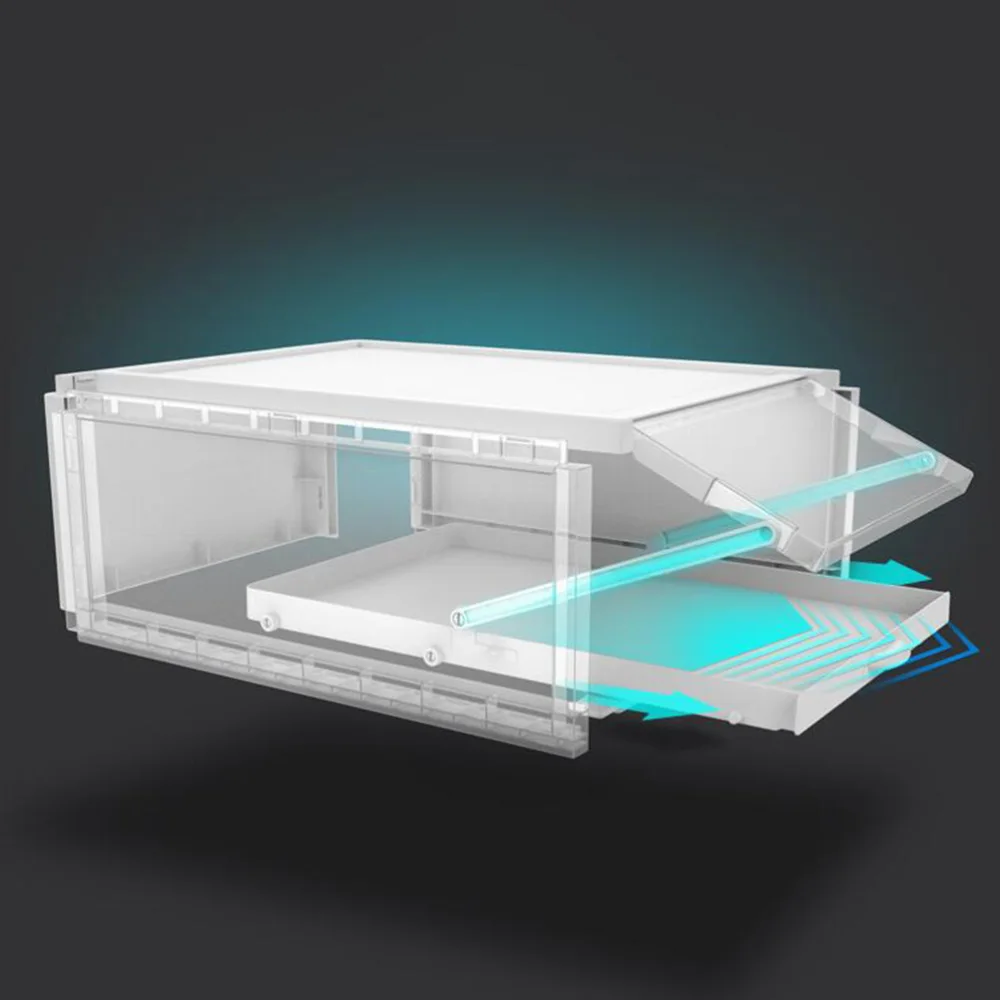3pcs Transparent Shoebox Drawer Type Shoes Storage Box Shoe Cabinet Organizer (Grey, for)
3pcs Transparent Shoebox Drawer Type Shoes Storage Box Shoe Cabinet Organizer (Grey, for)