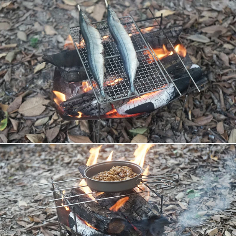 Stainless Steel Simple Grill with Curved Grooves Design Multi-Use Foldable Lightweight Durable Long Lasting for Outdoor MOWA889
Stainless Steel Simple Grill with Curved Grooves Design Multi-Use Foldable Lightweight Durable Long Lasting for Outdoor MOWA889