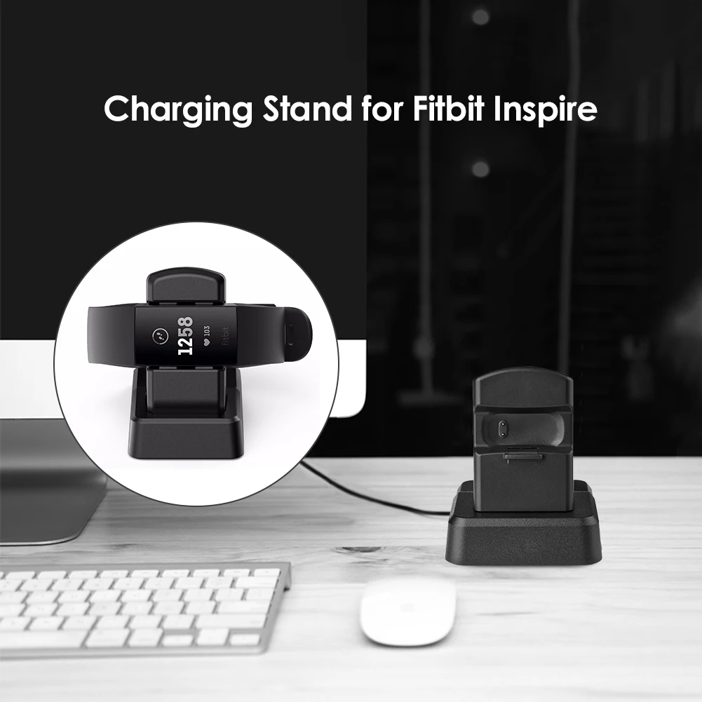 

Умные часы зарядное устройство стойка док USB кабели данных элегантный часы удобный элемент для Fitbit Inspire зарядная стойка