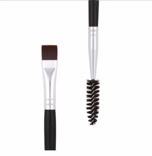 Double Ended Wood Handle Eyebrow Brush Beauty Makeup Brushes Eye Brow Comb Professional Make Up Cosmetics Tools | Красота и здоровье