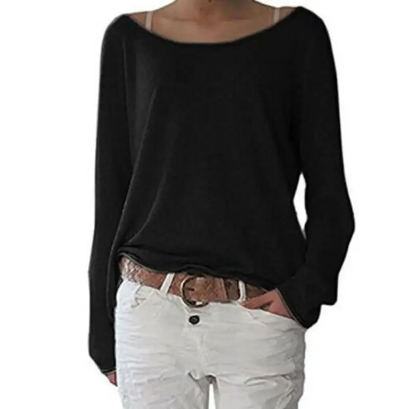 Women Basic Long Sleeve Solid Top Womens Oversized Loose Plain Cotton T-Shirt Baggy Crew Neck Long Sleeve Top
Women Basic Long Sleeve Solid Top Womens Oversized Loose Plain Cotton T-Shirt Baggy Crew Neck Long Sleeve Top