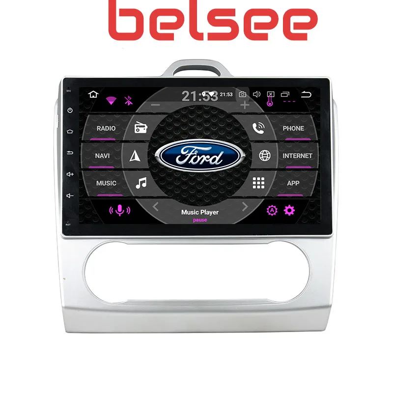 Belsee для Ford focus 2 MK2 2004 2005 2006 2007 2008 2009 2010 2011 Android 9 0 4 Гб автомобиля радио gps