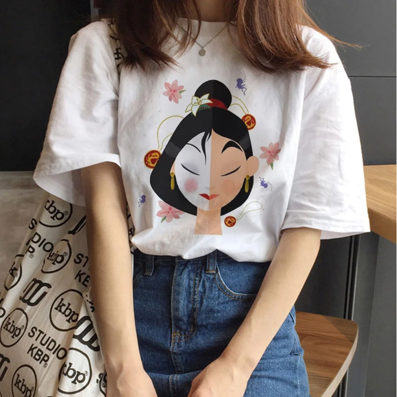 Футболка женская с принтом Хуа Мулан, Повседневная винтажная Модная рубашка в стиле Харадзюку, лето 2020
Футболка женская с принтом Хуа Мулан, Повседневная винтажная Модная рубашка в стиле Харадзюку, лето 2020