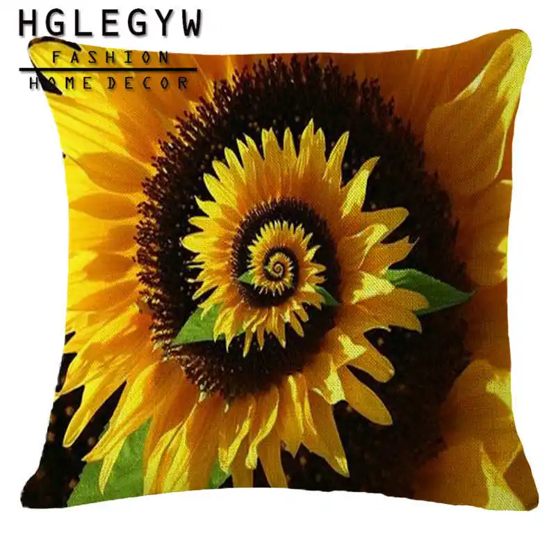 Sunflower Cushion Cover Throw Pillowcase Cotton Linen Printed Pillow Covers For Office Home Sofa Living Room Decorative 45*45 cm 
Sunflower Cushion Cover Throw Pillowcase Cotton Linen Printed Pillow Covers For Office Home Sofa Living Room Decorative 45*45 cm