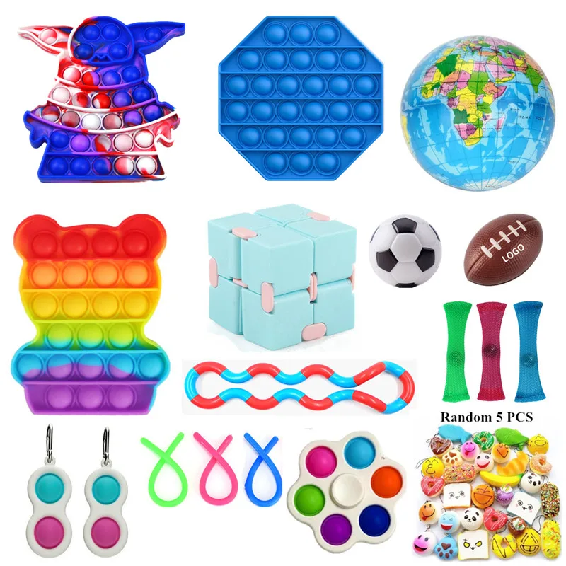 20/35Pcs Fidget Toy Set Cheap Sensory Fidget Toys Pack for Kids or Adults Decompression Toy fidjets toys
20/35Pcs Fidget Toy Set Cheap Sensory Fidget Toys Pack for Kids or Adults Decompression Toy fidjets toys