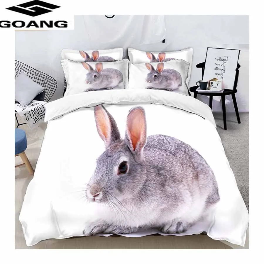 GOANG linens bed cover set king size bedding set duvet cover 200x200 pillowcases luxury home textile rabbit pattern for children
GOANG linens bed cover set king size bedding set duvet cover 200x200 pillowcases luxury home textile rabbit pattern for children