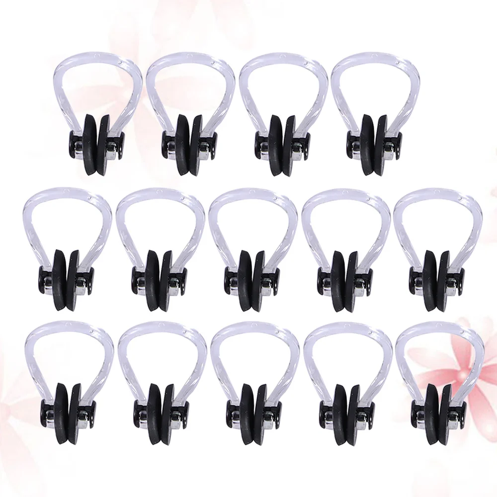 14pcs Swimming Nose Clip Practical Nose Protection Clips Silicone Pool Accessories for Swimming Diving (Black)
14pcs Swimming Nose Clip Practical Nose Protection Clips Silicone Pool Accessories for Swimming Diving (Black)