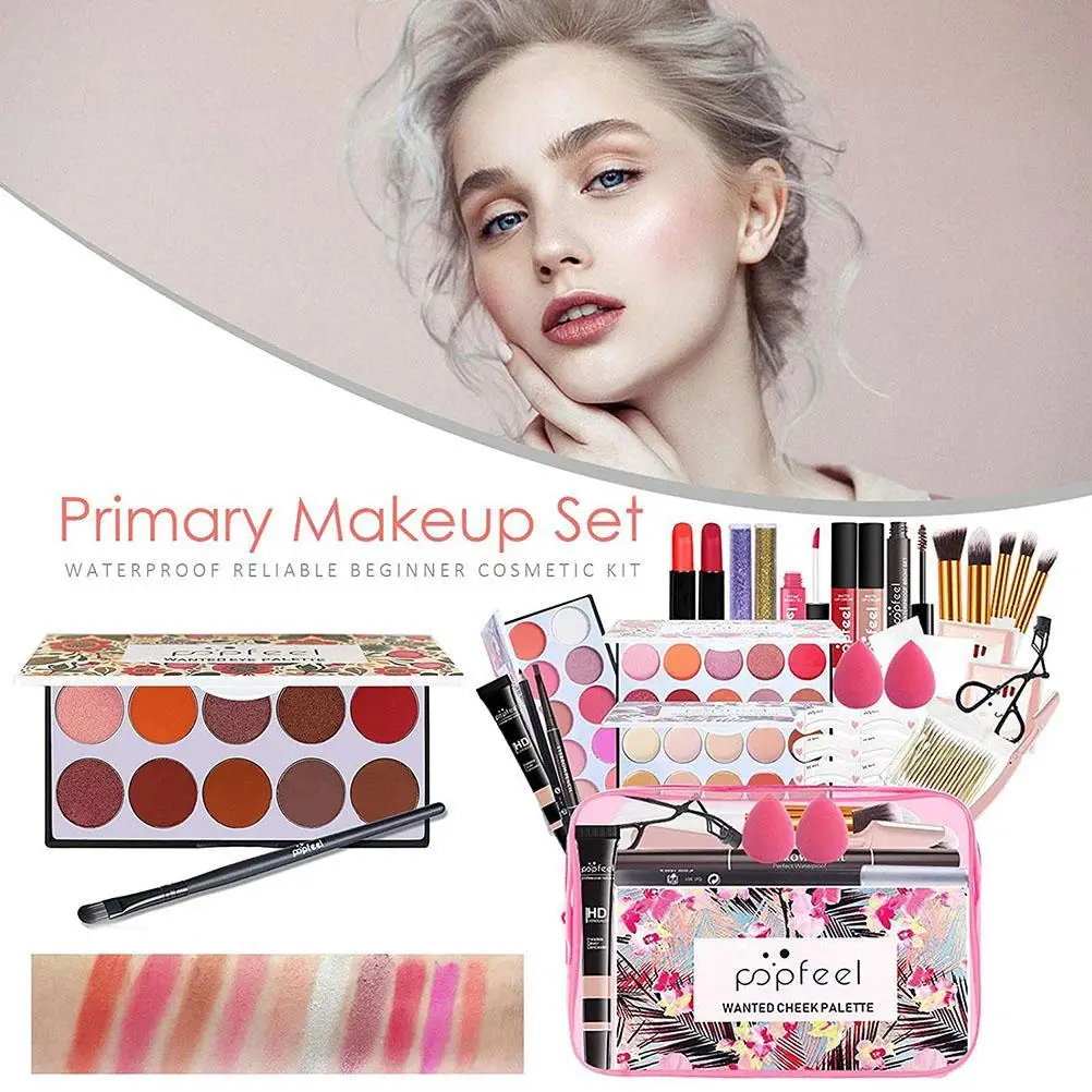 All In One Makeup Kits Full Starter Light Makeup Gift Box Include Eyeshadow Lip Gloss Makeup Brushes Foundations Makeup Sets
All In One Makeup Kits Full Starter Light Makeup Gift Box Include Eyeshadow Lip Gloss Makeup Brushes Foundations Makeup Sets