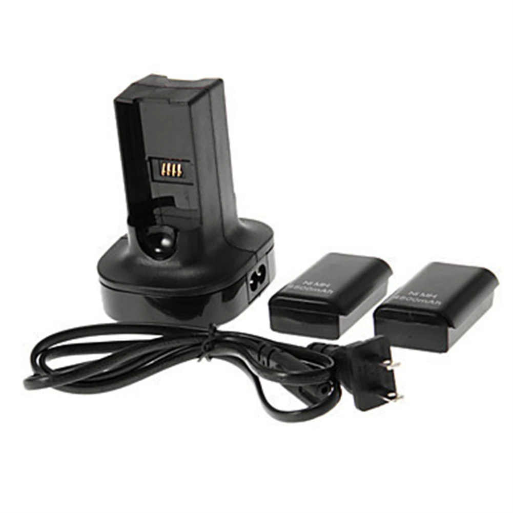 For Microsoft Xbox 360 Dual Battery Charger Charging Dock 2 Holders Fit Wireless Controller Gamepad Black Video Games Accessory
For Microsoft Xbox 360 Dual Battery Charger Charging Dock 2 Holders Fit Wireless Controller Gamepad Black Video Games Accessory