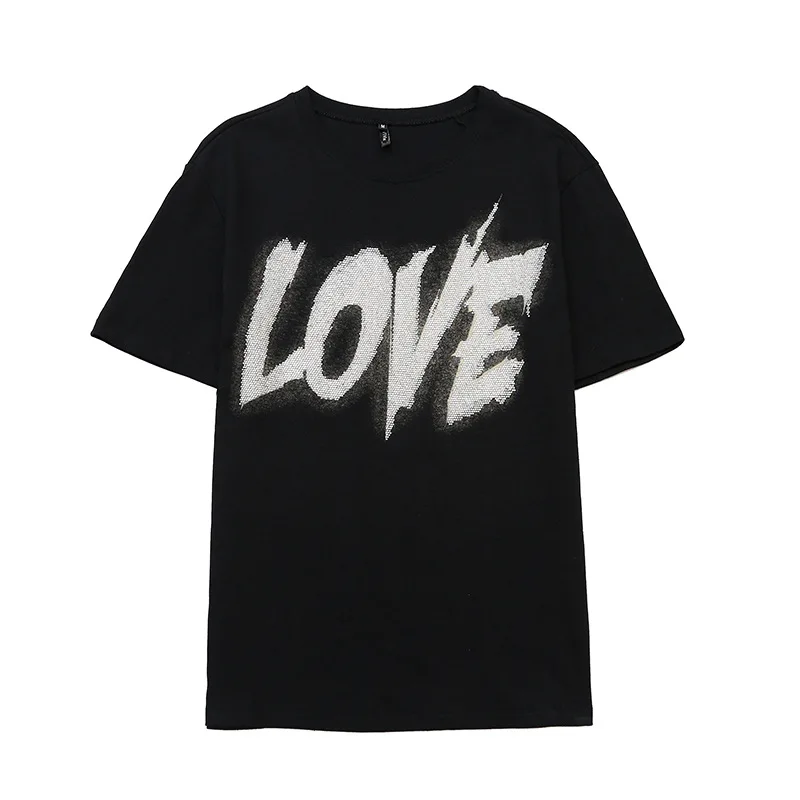 2020 Fashion love diamonds short sleeve tshirt women short sleeve t shirt o neck tops tee female
2020 Fashion love diamonds short sleeve tshirt women short sleeve t shirt o neck tops tee female