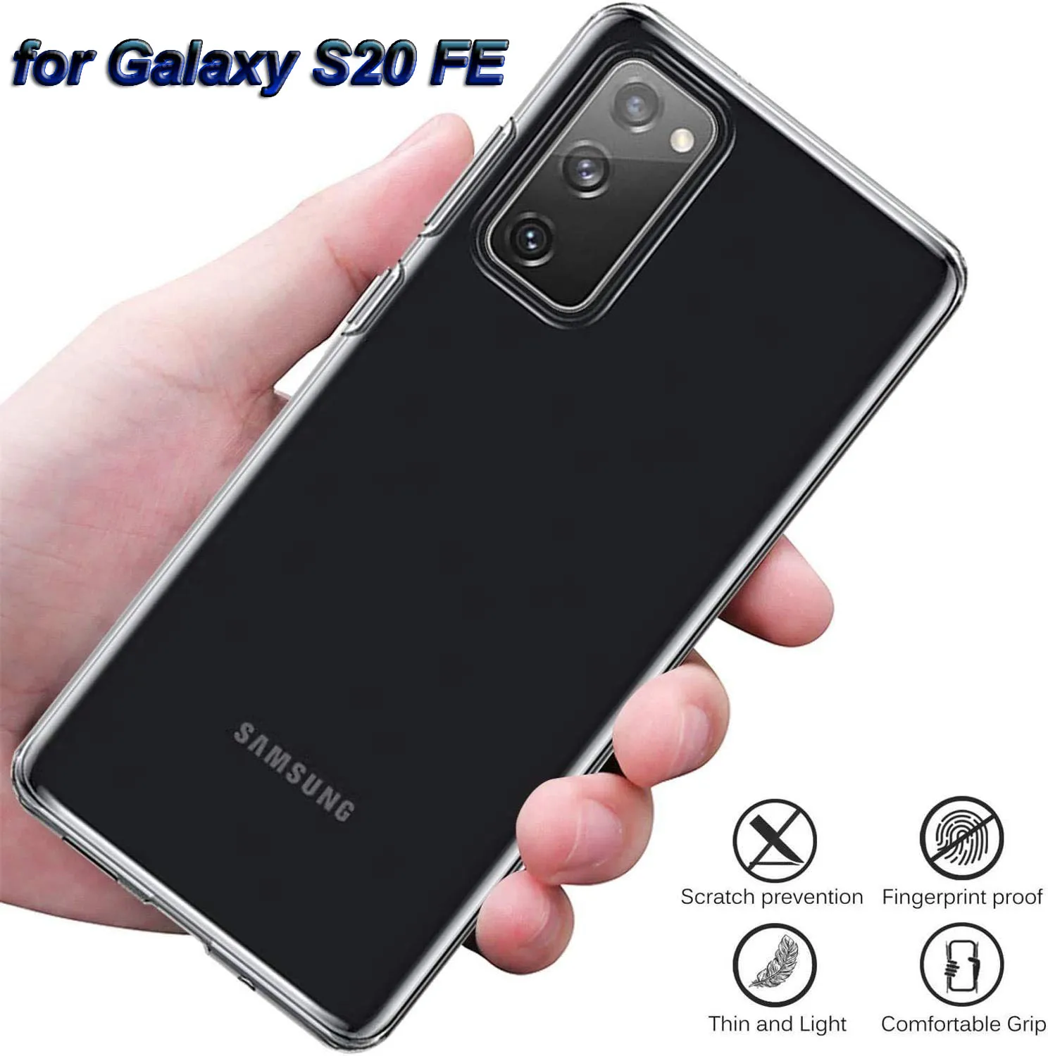 Transparent Case For Galaxy S20 FE Ultra Thin Soft TPU Shockproof Soft Back Cases For Samsung Galaxy S20 FE
Transparent Case For Galaxy S20 FE Ultra Thin Soft TPU Shockproof Soft Back Cases For Samsung Galaxy S20 FE
