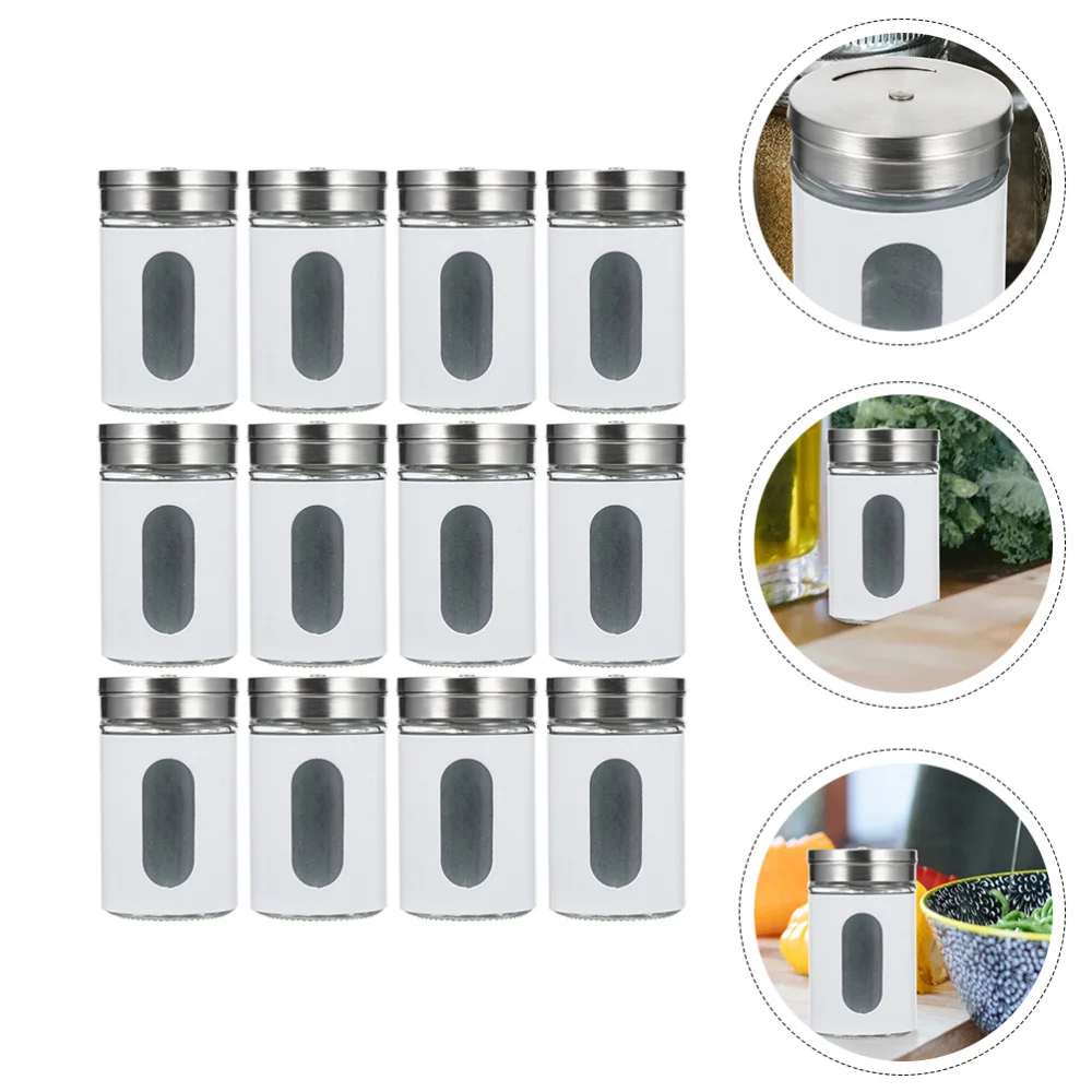 12pcs Stainless Steel Flavoring Bottles Pepper Storage Jars Multifunctional Jars
12pcs Stainless Steel Flavoring Bottles Pepper Storage Jars Multifunctional Jars