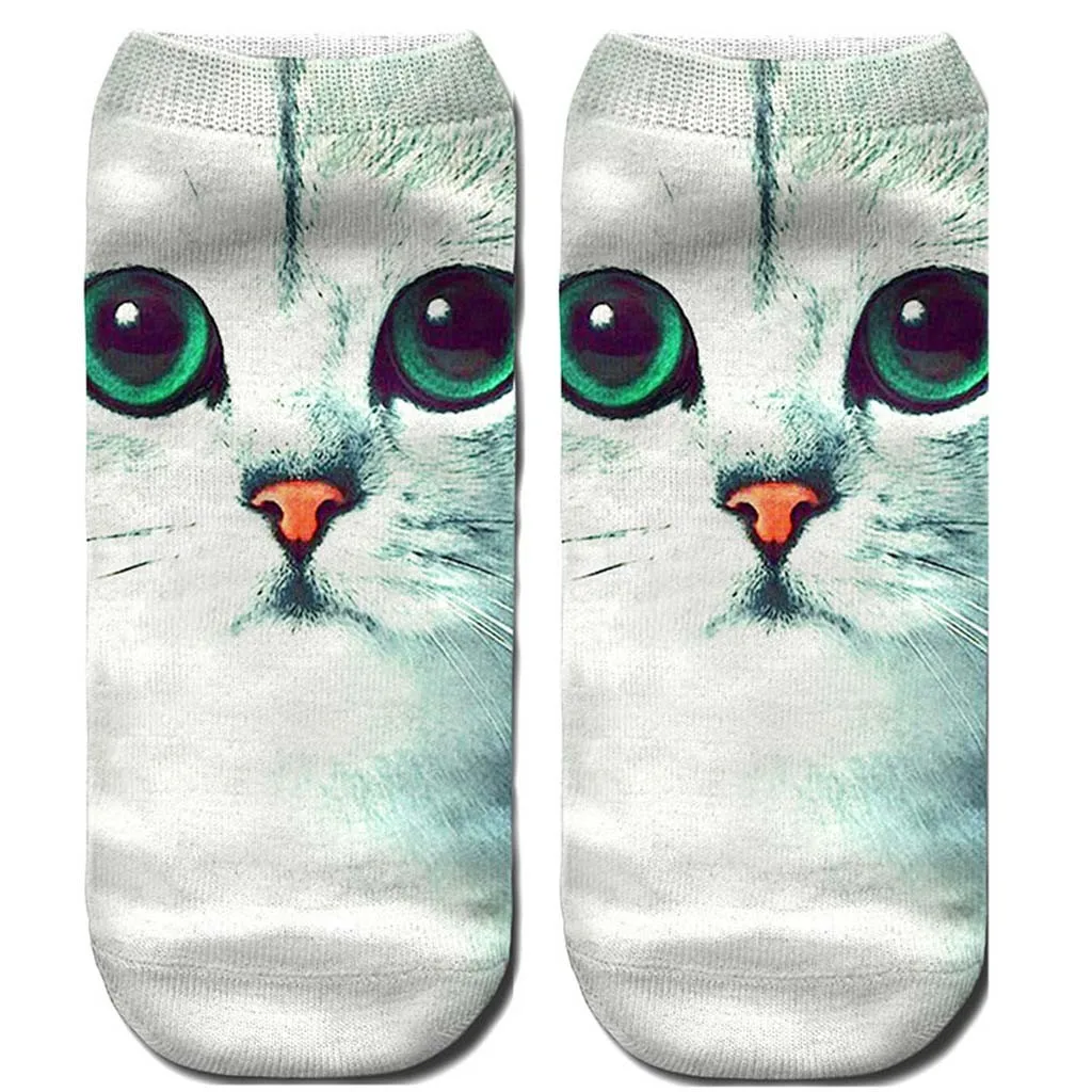3D Printed Women Socks Harajuku Cute Kawaii Cat Pattern Funny Autumn Warm Happy Low Ankle Cotton Unisex Sports Elastic Socks
3D Printed Women Socks Harajuku Cute Kawaii Cat Pattern Funny Autumn Warm Happy Low Ankle Cotton Unisex Sports Elastic Socks