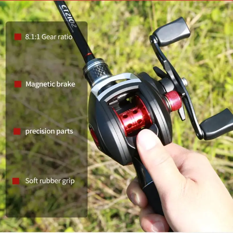 High Speed Fishing Baitcasting Reel All Metal Spool 8kg Resistance Metal Casting Fishing Reels Fishing Reel
High Speed Fishing Baitcasting Reel All Metal Spool 8kg Resistance Metal Casting Fishing Reels Fishing Reel