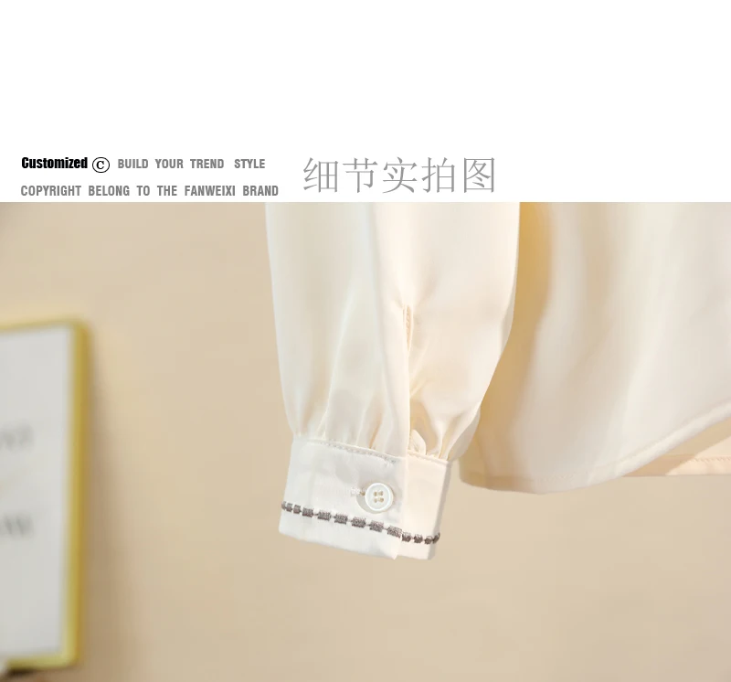 Peter Pan Collar Bow Tie Womens Shirts Camisas Mujer 2021 Spring New Ladies Tops Apricot Button Down Shirt for Women Tops Mujer
Peter Pan Collar Bow Tie Womens Shirts Camisas Mujer 2021 Spring New Ladies Tops Apricot Button Down Shirt for Women Tops Mujer