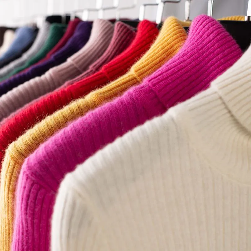 New Autumn Fashion Cashmere Blended Knitted Sweater Women Turtleneck Pullovers Long Sleeve Tops Pull Femme Soft Jumper Jersey
New Autumn Fashion Cashmere Blended Knitted Sweater Women Turtleneck Pullovers Long Sleeve Tops Pull Femme Soft Jumper Jersey