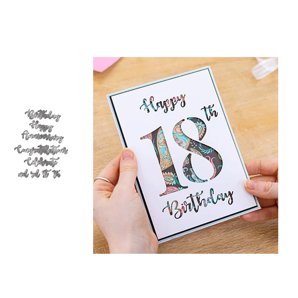 JC Celebrate Happy Birthday Letters Metal Cutting Dies Scrapbooking Handmade Punch Stencil Craft Model Decor 2021 New Arrival
JC Celebrate Happy Birthday Letters Metal Cutting Dies Scrapbooking Handmade Punch Stencil Craft Model Decor 2021 New Arrival