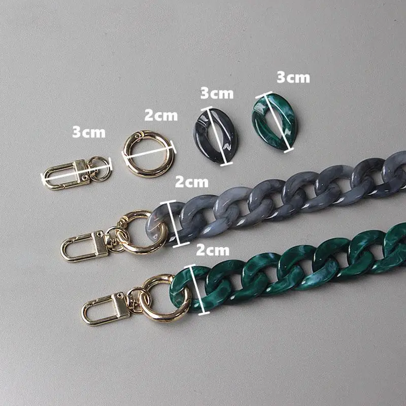 New Resin Bag Chain Luxury Frosted Strap Fashion Women Clutch Shoulder Purse Strap Chain DIY Replacement Woman Handbag Accessory
New Resin Bag Chain Luxury Frosted Strap Fashion Women Clutch Shoulder Purse Strap Chain DIY Replacement Woman Handbag Accessory