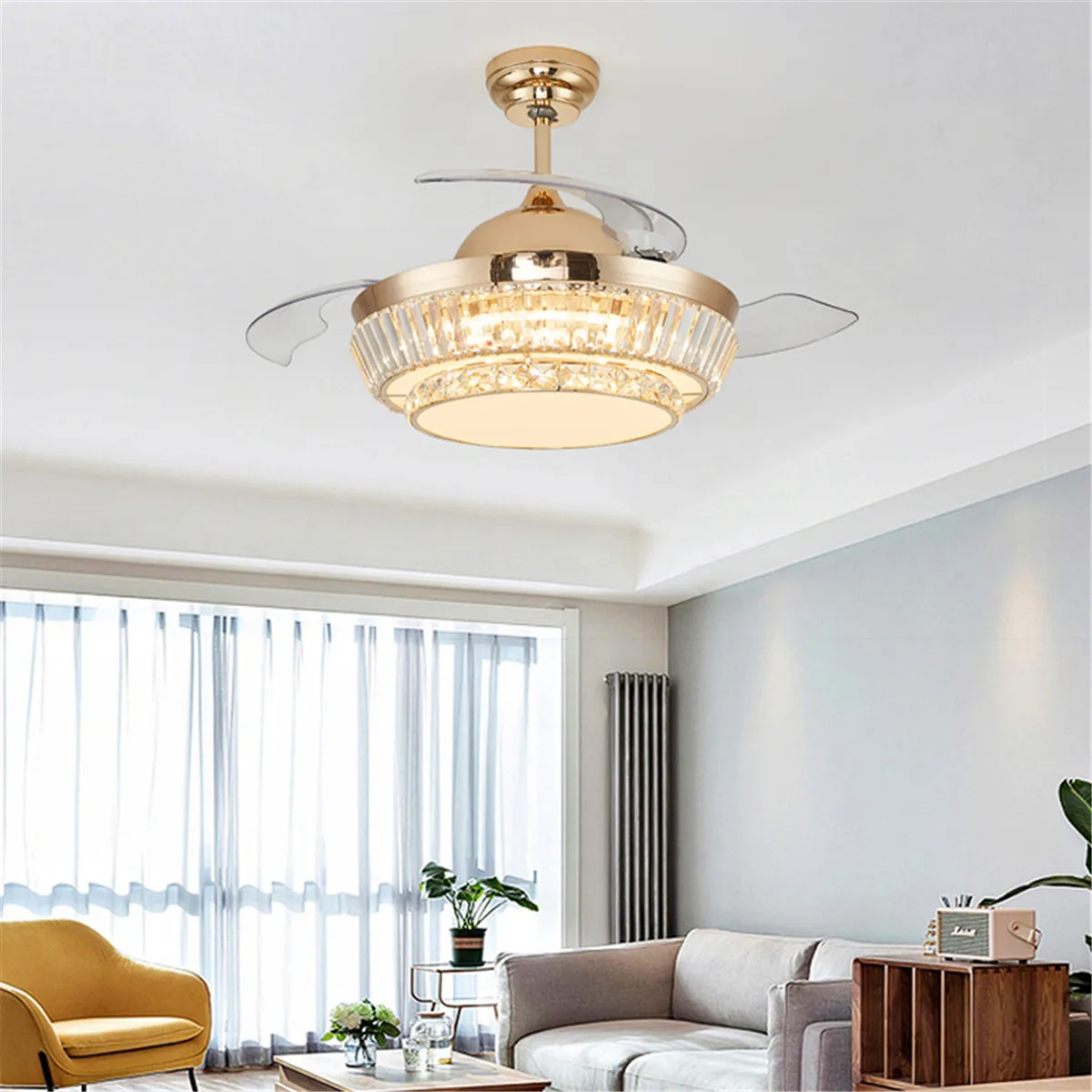 110V Modern Ceiling Fan Lights Remote Control Dimmable Ceiling Lamps LED Luminaria Dining Room Bedroom Fan Lighting Ventilador
110V Modern Ceiling Fan Lights Remote Control Dimmable Ceiling Lamps LED Luminaria Dining Room Bedroom Fan Lighting Ventilador