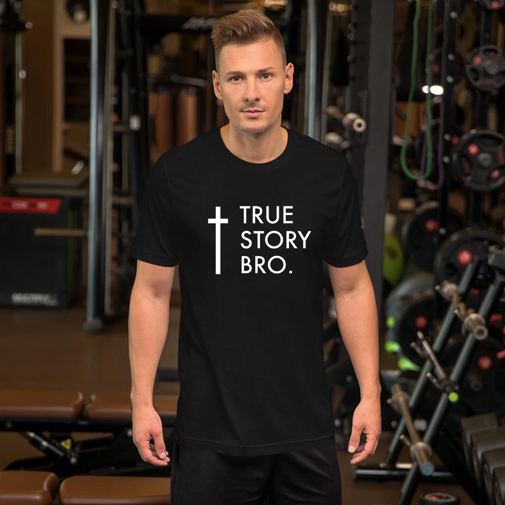 Fashion TRUE STORY BRO Christian Religious Jesus Men's T Shirt Streetwear Short Sleeve O-neck Print Tees Shirts Harajuku 2020
Fashion TRUE STORY BRO Christian Religious Jesus Men's T Shirt Streetwear Short Sleeve O-neck Print Tees Shirts Harajuku 2020