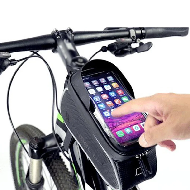 Black Bicycle Bag Frame Front Top Tube Cycling Bag Bike Front Beam Bag Waterproof Riding Equipment Phone Case Touchscreen Bag
Black Bicycle Bag Frame Front Top Tube Cycling Bag Bike Front Beam Bag Waterproof Riding Equipment Phone Case Touchscreen Bag