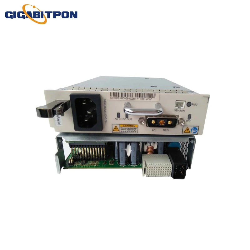 Huawei GPON/ EPON OLT MA5608T MPWD power board MPWD AC 220V module embedded AC power supply
Huawei GPON/ EPON OLT MA5608T MPWD power board MPWD AC 220V module embedded AC power supply