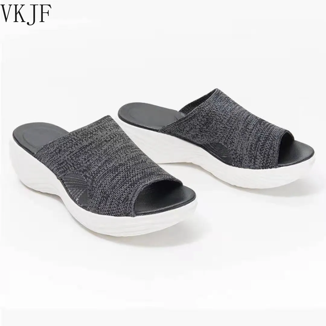 Women's Shoes Summer 2021 Plus Size Wedge Platform Sandals Soft Bottom Beach Muje Ladies Outdoor Light closed toe Flat Slippers
Women's Shoes Summer 2021 Plus Size Wedge Platform Sandals Soft Bottom Beach Muje Ladies Outdoor Light closed toe Flat Slippers