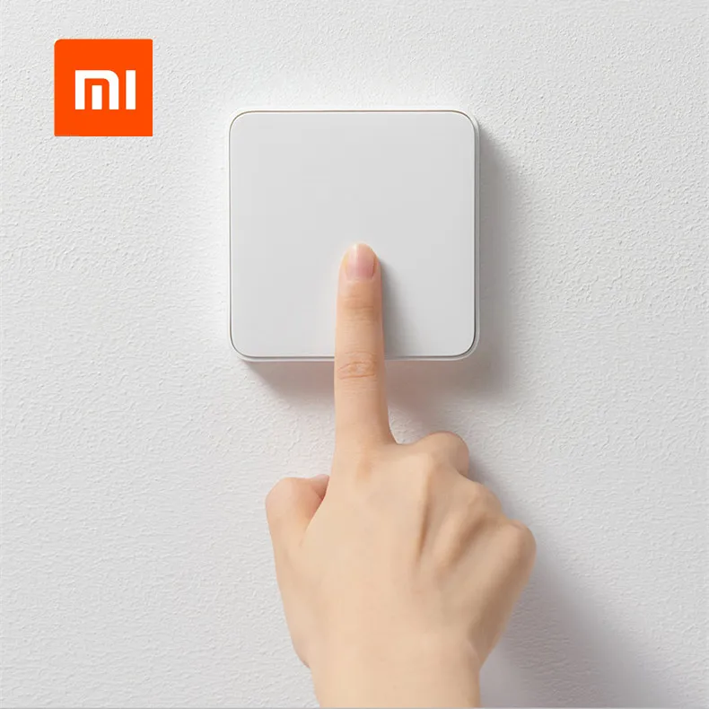 Умный настенный выключатель Xiaomi Mijia с одной двойной кнопкой работает шлюзом BLE Mesh