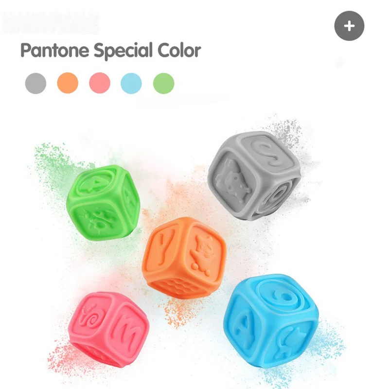 12pcs Baby Grip Toy 3D Building Blocks Touch Hand Soft Balls Rubber Baby Massage Teethers Bath Toy
12pcs Baby Grip Toy 3D Building Blocks Touch Hand Soft Balls Rubber Baby Massage Teethers Bath Toy
