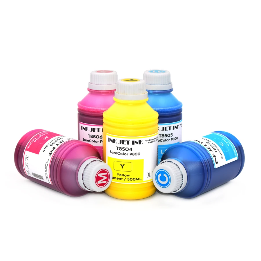 

9 Color 500ml Pigment Ink Refill Kit for Epson Stylus Pro 3800 3880 3850 3890 3885 3800c P600 P800 R3000 Printer