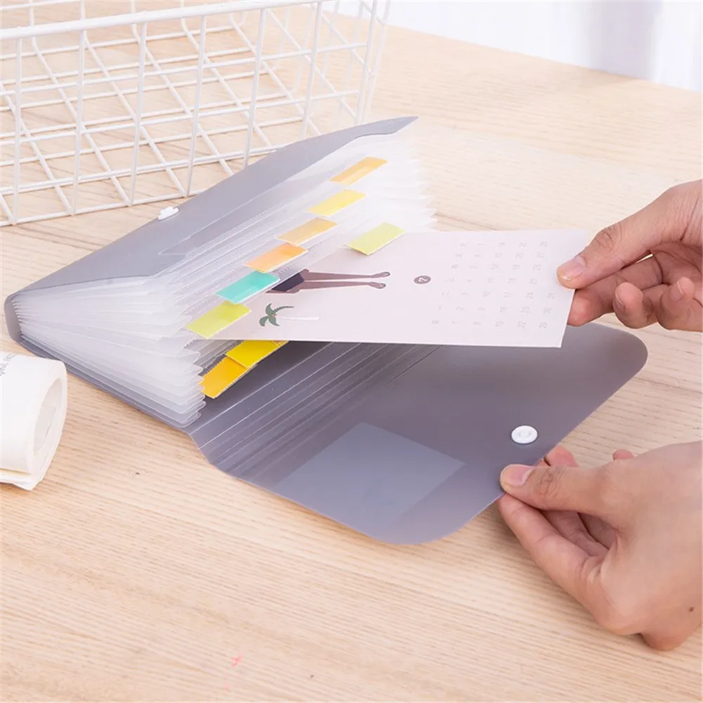 Plastic A6 File Folder File Organizer File Expanding Wallet 13 Pockets Bill Folder Paper Holder Multi-function Office Supplies
Plastic A6 File Folder File Organizer File Expanding Wallet 13 Pockets Bill Folder Paper Holder Multi-function Office Supplies