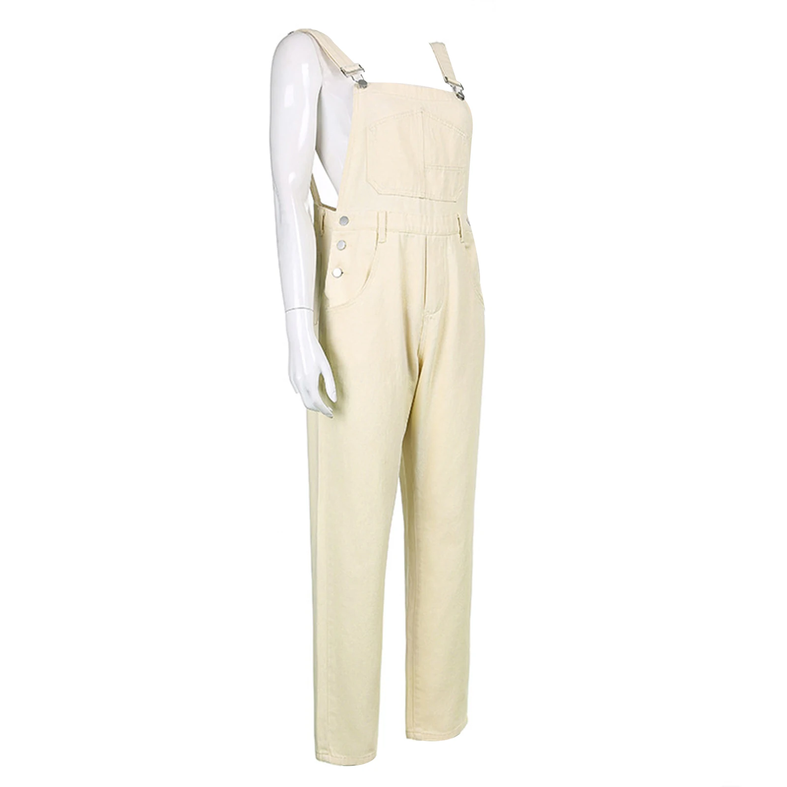 2021 Women Overalls with Adjustable Buckle, Loose Version Casual Style Solid Color Clothing 
2021 Women Overalls with Adjustable Buckle, Loose Version Casual Style Solid Color Clothing