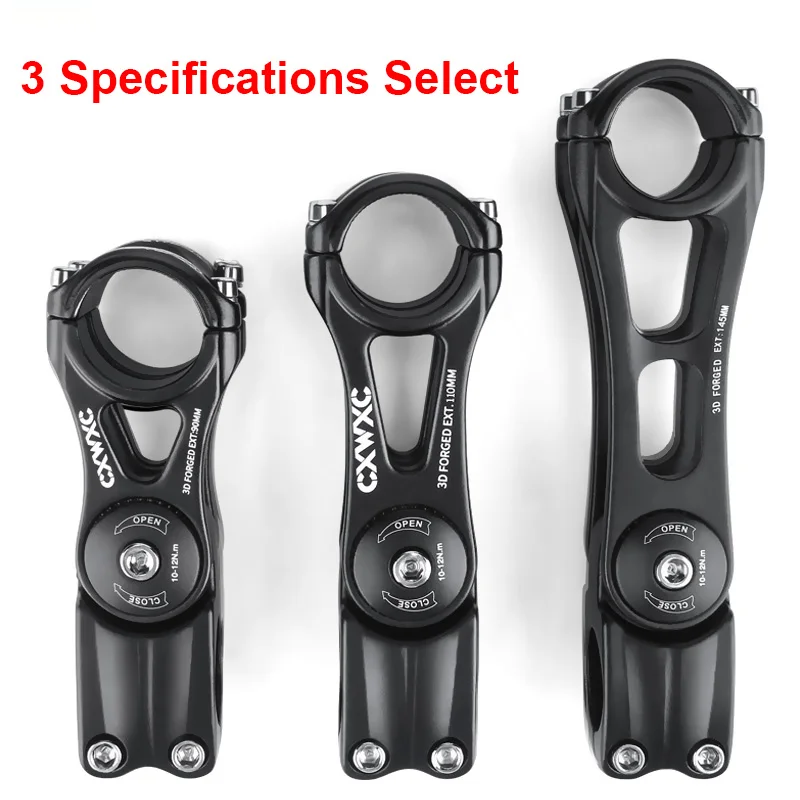 Adjustable Angle Bicycle 90/110/145mm Handlebar Stem Riser Aluminum Alloy Front Fork Stem Adapter Mountain Bike Stem Accessories
Adjustable Angle Bicycle 90/110/145mm Handlebar Stem Riser Aluminum Alloy Front Fork Stem Adapter Mountain Bike Stem Accessories
