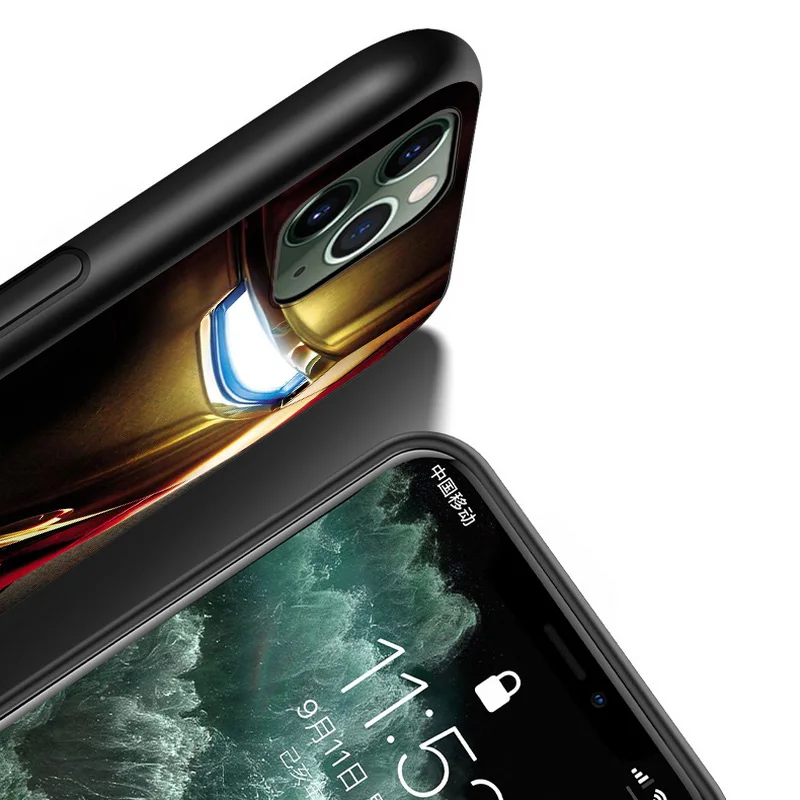 Marvel Avengers Super Hero Iron Man For Apple iPhone 12 11 XS Pro Max Mini XR X 8 7 6 6S Plus 5 SE TPU Silicone Black Phone Case
Marvel Avengers Super Hero Iron Man For Apple iPhone 12 11 XS Pro Max Mini XR X 8 7 6 6S Plus 5 SE TPU Silicone Black Phone Case