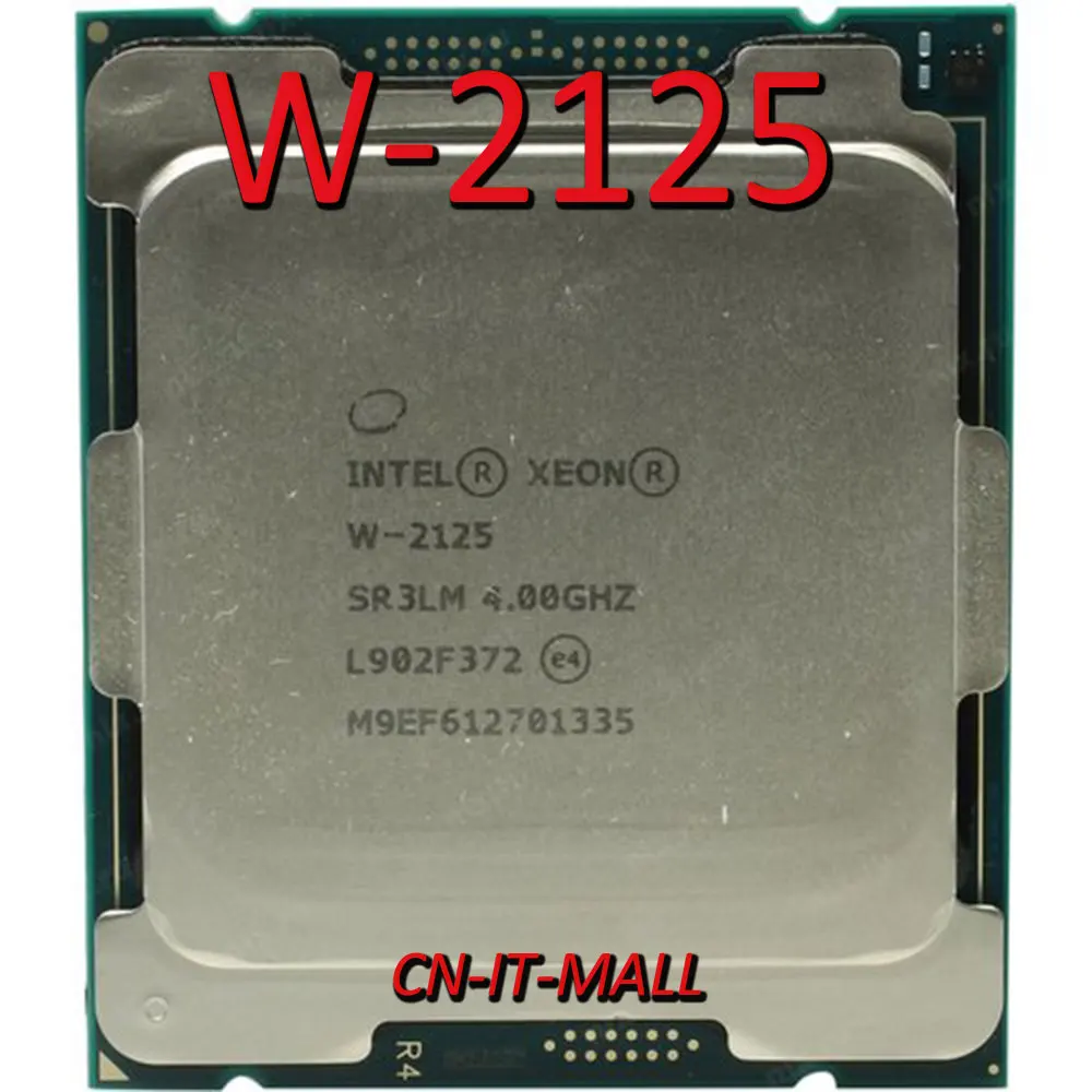 Xeon W-2125 W2125 CPU 4.0GHz 4 Core 8 Threads LGA2066 Processor 
Xeon W-2125 W2125 CPU 4.0GHz 4 Core 8 Threads LGA2066 Processor