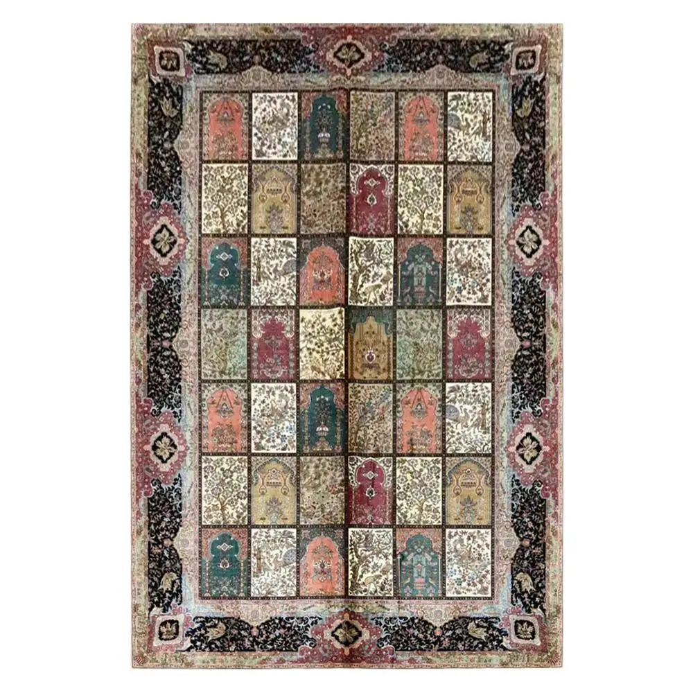 6.56x9.84 Feet Turket Style Silk Carpets Non-Slip Carpet for Living Room Bedroom Study Rectangle Area Rug
6.56x9.84 Feet Turket Style Silk Carpets Non-Slip Carpet for Living Room Bedroom Study Rectangle Area Rug