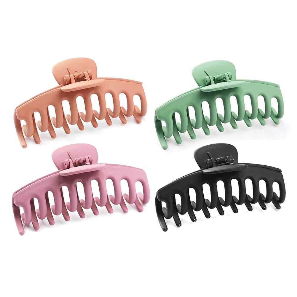 4 Pcs Korean Solid Big Hair Claws Elegant Acrylic Hair Clips Hairpins Barrette Headwear for Women Girls Hair Accessories #E
4 Pcs Korean Solid Big Hair Claws Elegant Acrylic Hair Clips Hairpins Barrette Headwear for Women Girls Hair Accessories #E