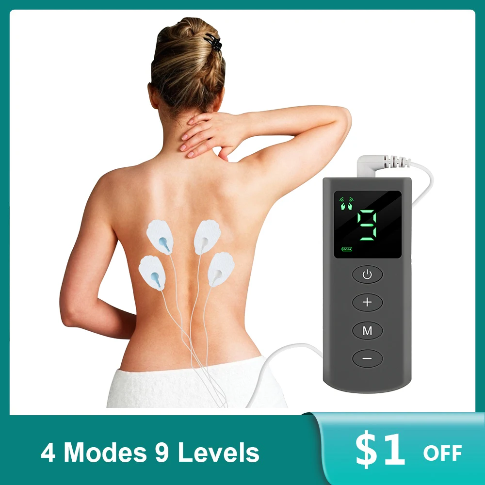 4 Modes Tens Machine 9 Intensity 4 Electrode Pads for Pain Relief EMS Muscle Stimulation Pulse Massage Tens Electroestimulador
4 Modes Tens Machine 9 Intensity 4 Electrode Pads for Pain Relief EMS Muscle Stimulation Pulse Massage Tens Electroestimulador