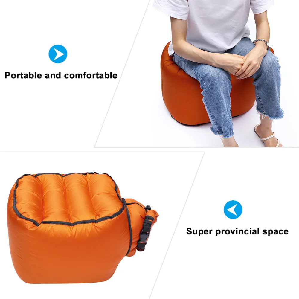 Inflatable Stool Portable Sofa Nylon Foot Stool Foldable Stool Outdoor Accessories Brown Yellow
Inflatable Stool Portable Sofa Nylon Foot Stool Foldable Stool Outdoor Accessories Brown Yellow