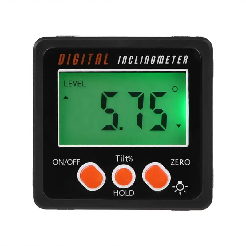 Magnetic Digital Inclinometer Level Box Gauge Angle Meter Finder Protractor Base Small Electronic Protractor Measuring Tools
Magnetic Digital Inclinometer Level Box Gauge Angle Meter Finder Protractor Base Small Electronic Protractor Measuring Tools