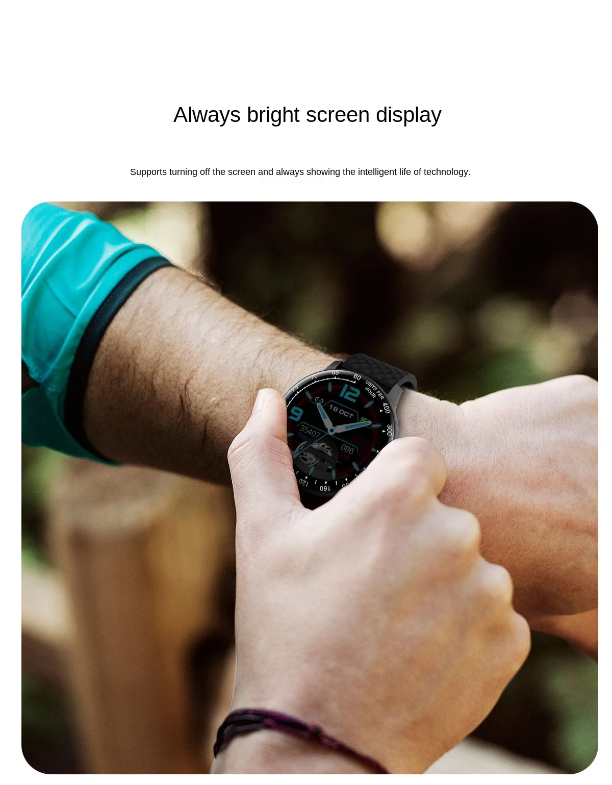 H30 Bracelet Full Circle Touch Custom Background Multi-Dial Switching Sports Heart Rate Detection Smart Watch
H30 Bracelet Full Circle Touch Custom Background Multi-Dial Switching Sports Heart Rate Detection Smart Watch