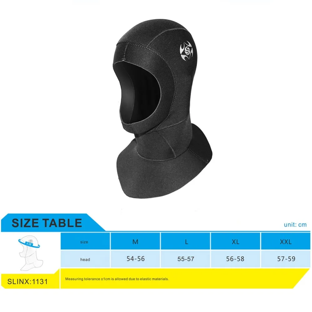 3mm Diving Cap Neoprene Headgear Scuba Diving Snorkeling Neck Hat Waterproof Warm Earmuffs Spearfishing Swimming Hood Cap
3mm Diving Cap Neoprene Headgear Scuba Diving Snorkeling Neck Hat Waterproof Warm Earmuffs Spearfishing Swimming Hood Cap