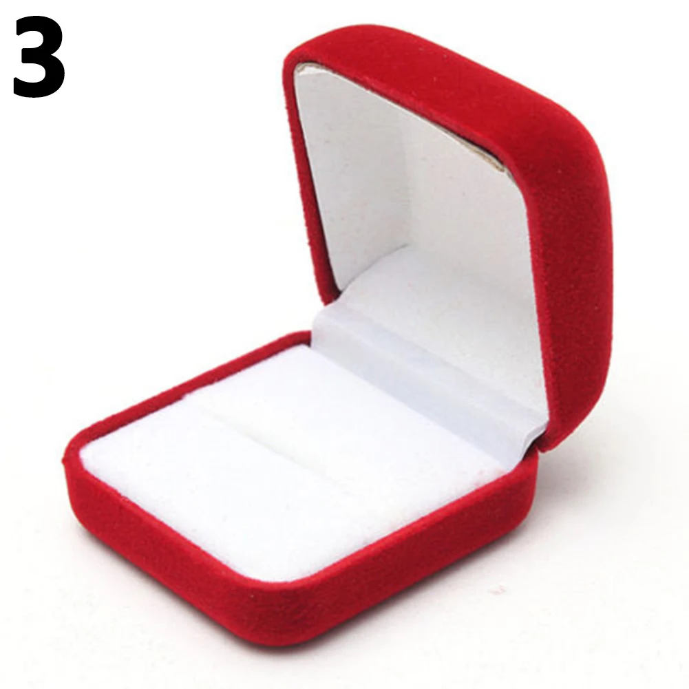 Jewelry Earring Ring Display Storage Organizer Square Gift Packing Box Case for engagement | Украшения и аксессуары