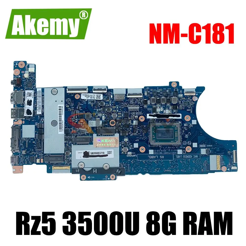 Akemy For Lenovo ThinkPad X395 Laptop Motherboard FA391/FA491 NM-C181 CPU Rz5 3500U RAM 8GB Tested test 02DM214 02DM204 02DM209
Akemy For Lenovo ThinkPad X395 Laptop Motherboard FA391/FA491 NM-C181 CPU Rz5 3500U RAM 8GB Tested test 02DM214 02DM204 02DM209