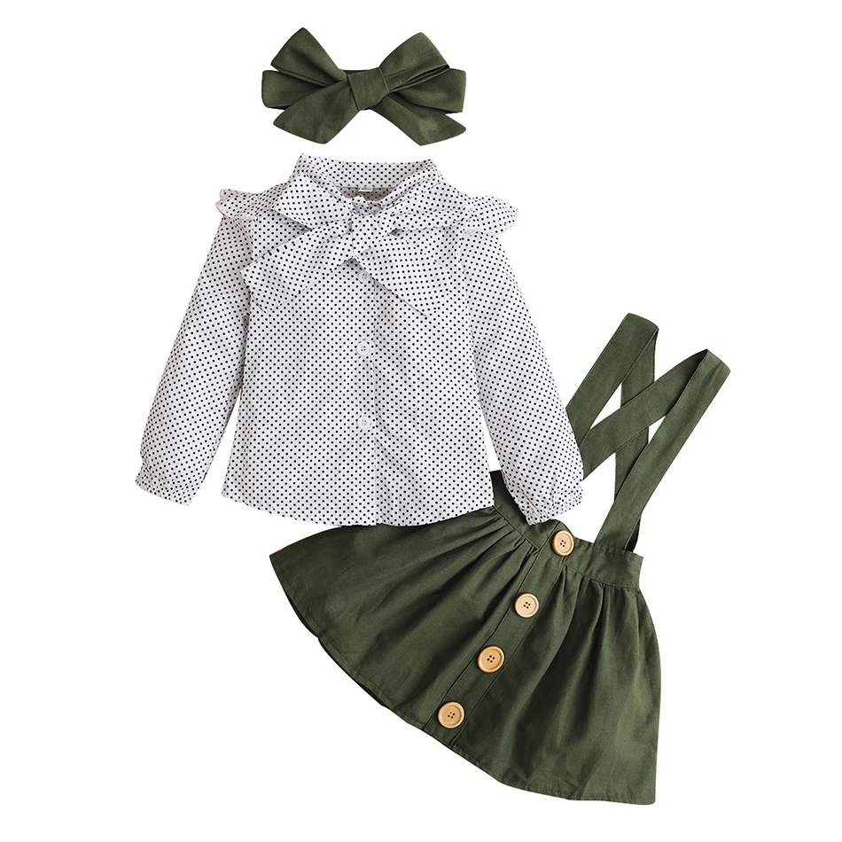 VOGUEON 2022 New Spring Summer Girls Clothing Suit Elegant Bow Shirt + Suspender Skirt + Headband 3pcs Set for Girl Kids Outfits 
VOGUEON 2022 New Spring Summer Girls Clothing Suit Elegant Bow Shirt + Suspender Skirt + Headband 3pcs Set for Girl Kids Outfits