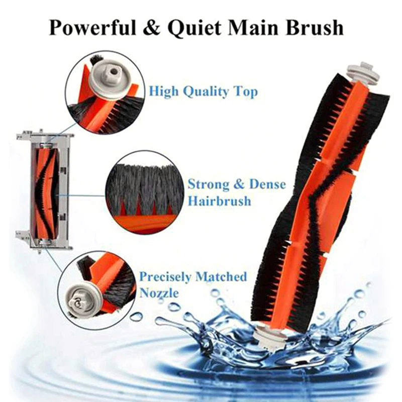 Washable Vacuum Cleaner Accessories for Xiaomi Dreame F9 Robot Roller Side Brush Hepa Filter Mop Cloth Parts Kits
Washable Vacuum Cleaner Accessories for Xiaomi Dreame F9 Robot Roller Side Brush Hepa Filter Mop Cloth Parts Kits