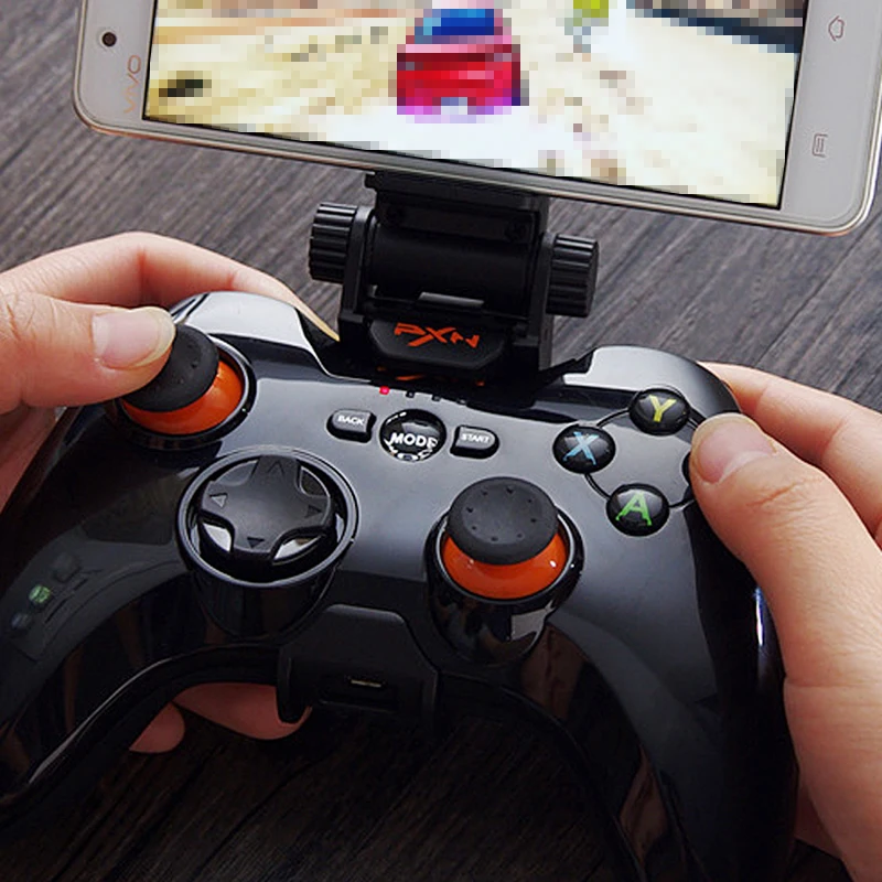 PXN PXN-9613 Pubg Wireless bluetooth Game Controller Portable Gamepad for PC Android Phone TV Box Controller Joystic PC Mobile
PXN PXN-9613 Pubg Wireless bluetooth Game Controller Portable Gamepad for PC Android Phone TV Box Controller Joystic PC Mobile