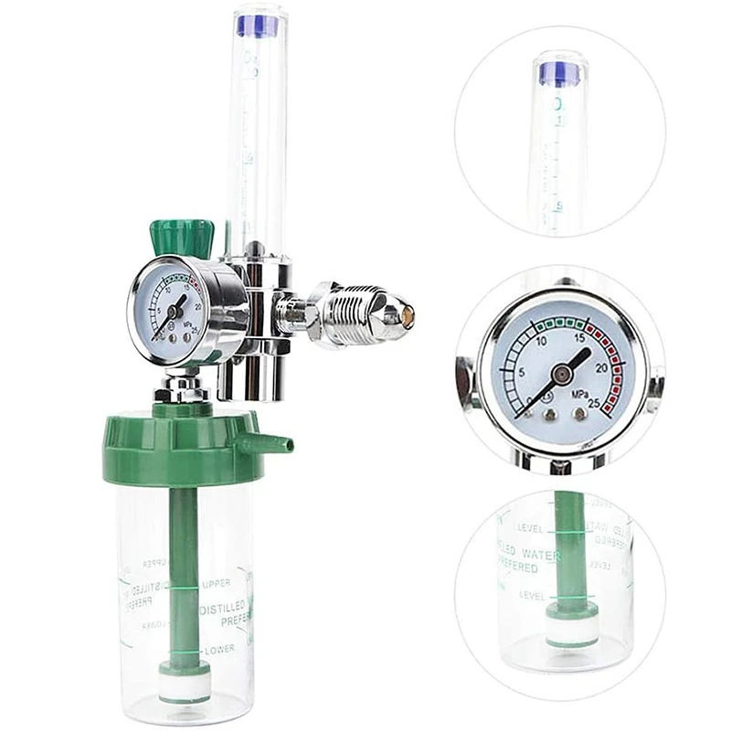 G5/8-14 10L/Min Oxygen Pressure Regulator O2 Pressure Reducing Valve Flow Meter for Oxygen Inhaler Gas Regulator 
G5/8-14 10L/Min Oxygen Pressure Regulator O2 Pressure Reducing Valve Flow Meter for Oxygen Inhaler Gas Regulator