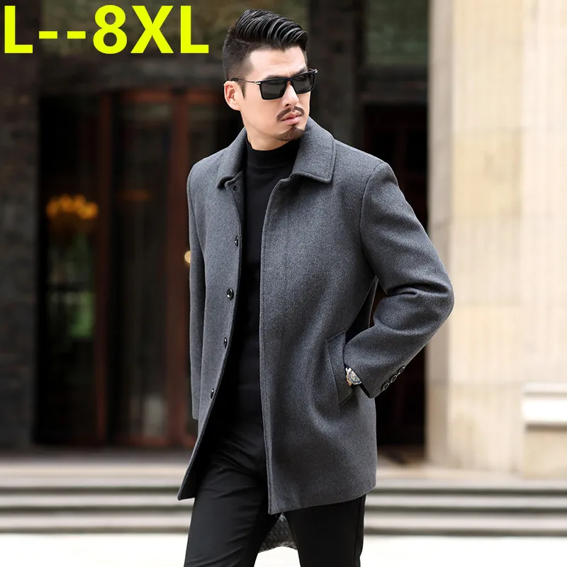 Wool 8XL 6XL Blend 5XL Men's Woollen Winter Autumn Men Coat Fashion Brand Clothing Lined Warm Woolen Overcoat Male
Wool 8XL 6XL Blend 5XL Men's Woollen Winter Autumn Men Coat Fashion Brand Clothing Lined Warm Woolen Overcoat Male