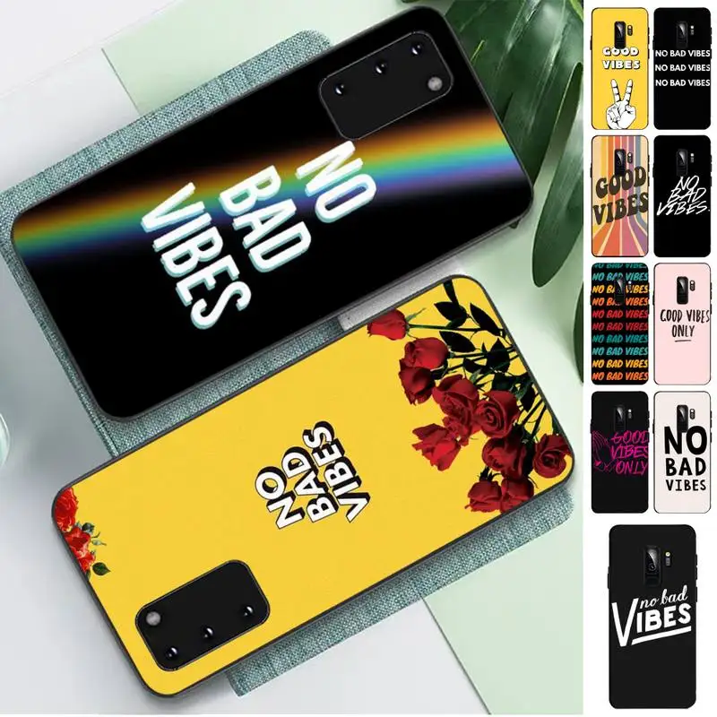 Yinuoda No Bad Vibes Phone Case for Samsung S10 21 20 9 8 plus lite S20 UlTRA 7edge
Yinuoda No Bad Vibes Phone Case for Samsung S10 21 20 9 8 plus lite S20 UlTRA 7edge
